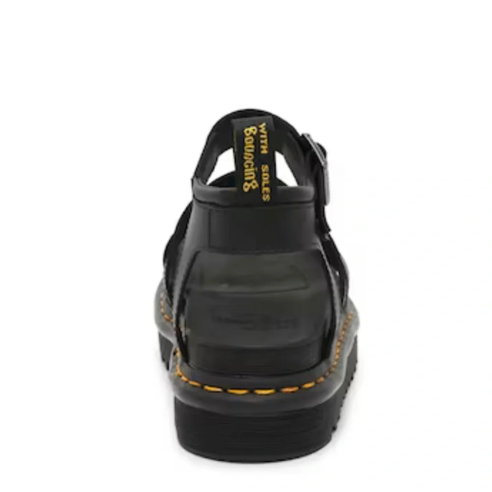 Dr Martens NWOT Black Blaire Hyrdro Leather Platform Strap Sandals. - Picture 12 of 14